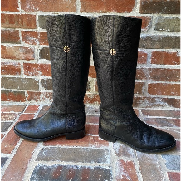 Tory Burch Jolie Riding Boots Size 9 - Picture 3 of 16